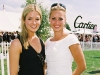 Isabella Anstrouther-Gough-Calthorpe and Holly Branson take a moment to pose during the exclusive Cartier event 