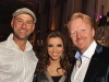 . TV host Leo Stakos, Eva Longoria Parker, Oliver Bock, CEO of Solutions 2 GO Inc.