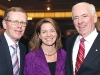 John Hunkin (former CEO of CIBC), MP Martha Hall Findlay and Charles Coffey