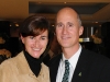 Valerie Laflamme with her husband, 2010 Tiffany Mark Award recipient Geoff Cape (founder and executive director of Evergreen)