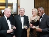 L-R: Former Canadian High Commissioner to Jamaica and the Bahamas John Robinson, immediate past Canadian High Commissioner to Jamaica  and the Bahamas Denis Kingsley and wife, Jo Ann MacDonald; UWI  pro-vice chancellor, board for undergraduate studies Alvin Wint.