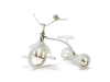 This pristine tricycle is on display at the Olga Korper Gallery in Toronto. 