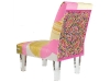 Ornate patterns and a transparent strut make the Reserved Seating chair the perfect resting place for VIPs. 