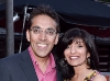Chair of the McMichael Board of Trustees,  Upkar Arora, with wife Nita Arora