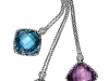 Sparkle with elegance in a sterling silver necklace from David Yurman’s Cushion on Point collection.