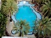 Crowds gathered as models circled the magnificent Raleigh Hotel Pool. 