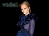 Juan Vidal - Navy Blue Ruffle Dress