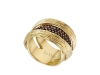 Ring in the new year with yellow gold and chocolate diamonds.