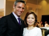 Actor John Nightingale and Helen Ching-Kircher at an exclusive automotive preview. 