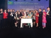  Member of the Board of Governors of the Chinese Cultural Centre Helen Ching-Kircher, joins a toast with CCC advisors and directors 