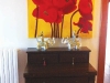 Each villa is decorated with exquisite furnishings and vivid artistic works. 