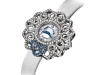 TIME TO ACT: Dazzle with a cause. This Victoria Blue Heart watch benefits the United Nation’s  Blue Heart Campaign against Human Trafficking. 