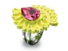 POP OF COLOUR: This daring gem isn’t from your grandmother’s jewelry box; ignite your look with some colourful sparkle. 