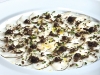 A delectable dish created by Claude Bosi at Hibiscus restaurant in London. 