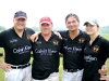Justin R.G. Fogarty, Mariano Gomez, Alain Clery and Alexandra Fogarty get ready as the games begin.