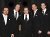 Keith Pelley (president CTV-Rogers Olympic consortium) with The Canadian Tenors 