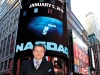 Herjavec rings the closing bell for NASDAQ in early 2010. 