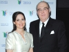Emcee Amanda Lang (senior business correspondent CBC) and chair of Board of Trade Bill MacKinnon.