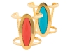 Perfect for a monochromatic swimsuit, these colourful cuffs add a much-needed punch of colour. www.vivre.com