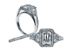 Fiery romance manifests through the nine extra facets of the Tycoon cut diamond. This signature ring, rimmed with diamonds and an exclusive diamond, is available at fine jewelry retailers in Canada. Light up your life as well as your hand.
