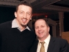 Hedo Turklogu (Toronto Raptors) and Terry Power, country manager, Randstad Canada.