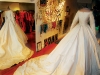 A silk grosgrain wedding gown from the 1950s.