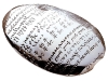 This peace egg is a small but powerful mantra.